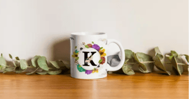Manufacturer, Exporter, Importer, Supplier, Wholesaler, Retailer, Trader of Alphabet Letter Printed Coffee Mug in Gurgaon, Haryana, India.