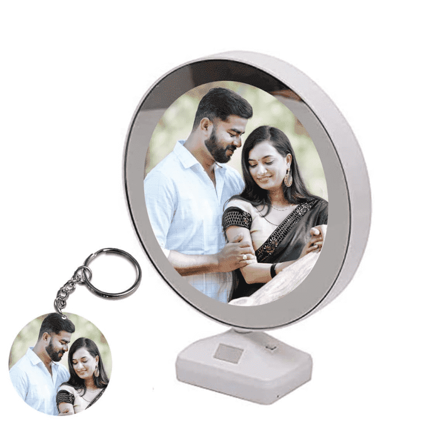 Manufacturer, Exporter, Importer, Supplier, Wholesaler, Retailer, Trader of Customized Mini Magic Mirror With LED Light Photo Frame in Gurgaon, Haryana, India.