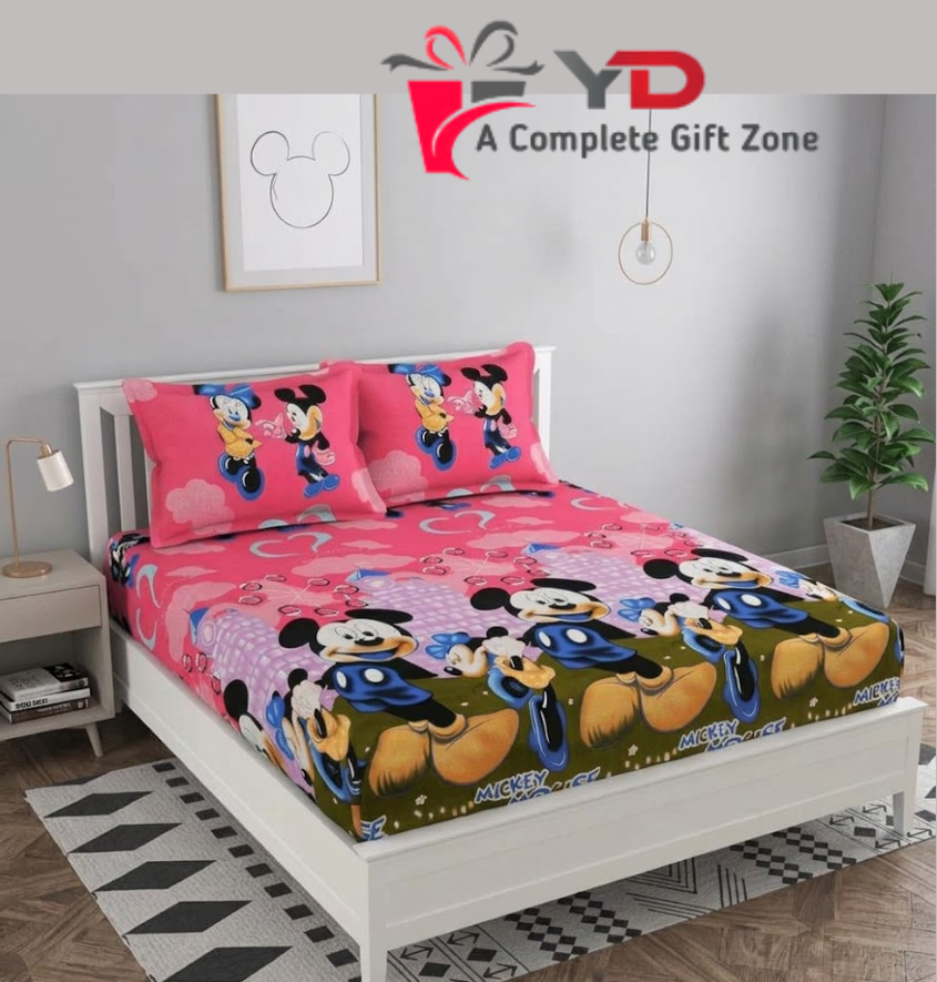 Manufacturer, Exporter, Importer, Supplier, Wholesaler, Retailer, Trader of Polycotton Animal Prints Double Bedsheets in Gurgaon, Haryana, India.