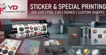 Manufacturer, Exporter, Importer, Supplier, Wholesaler, Retailer, Trader of Sticker & Special Printing in Gurgaon, Haryana, India.