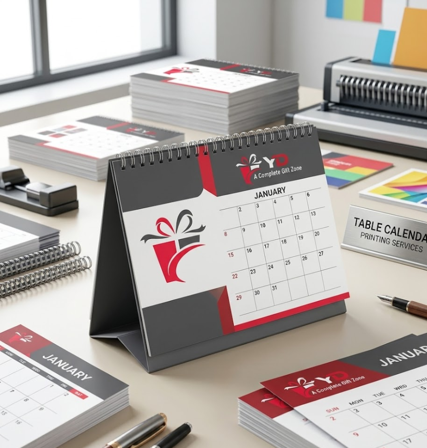 Manufacturer, Exporter, Importer, Supplier, Wholesaler, Retailer, Trader of Table Calendar Printing Services in Gurgaon, Haryana, India.
