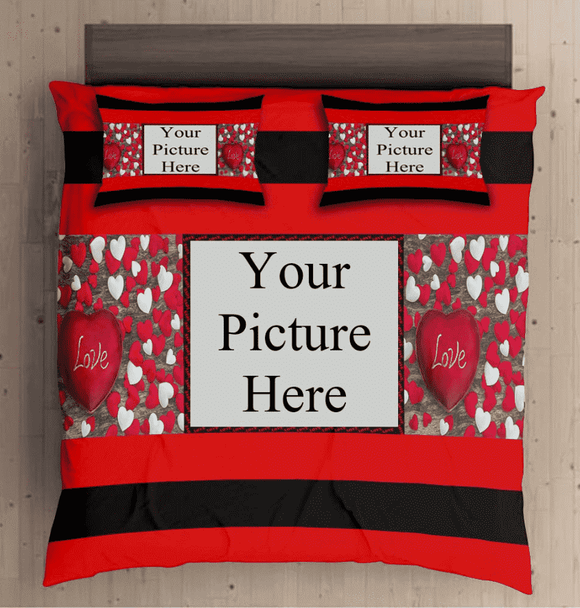 Manufacturer, Exporter, Importer, Supplier, Wholesaler, Retailer, Trader of Velvet Fabric Personalized Photo Bedsheet in Gurgaon, Haryana, India.