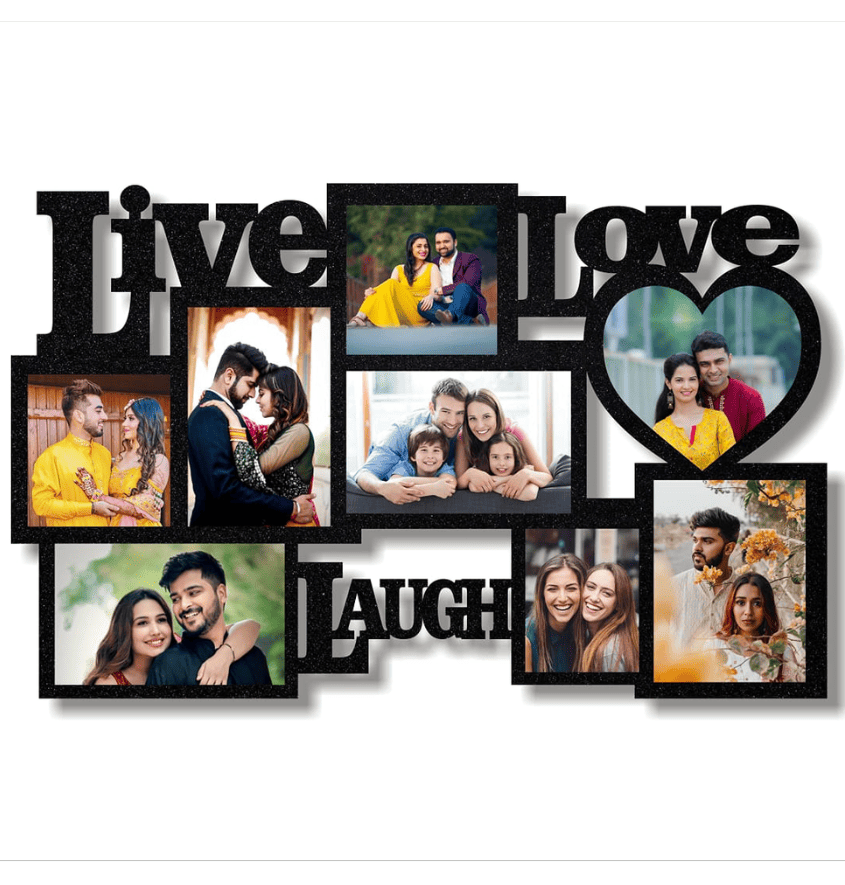 Manufacturer, Exporter, Importer, Supplier, Wholesaler, Retailer, Trader of Wooden Multiple Photo Wall Collage Photo Frame in Gurgaon, Haryana, India.